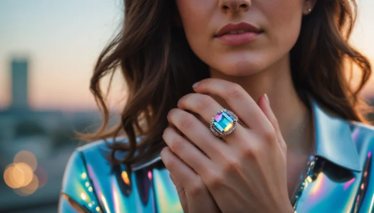 bague holographique