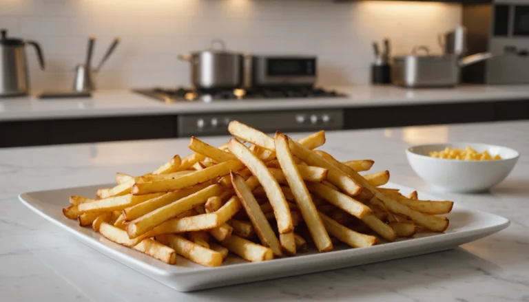comment cuire des frites dans une friteuse sans huile