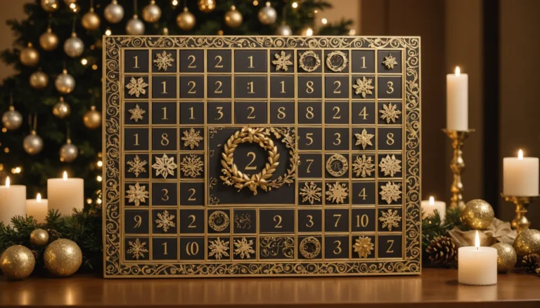 calendrier de l'avent cheveux bouclés