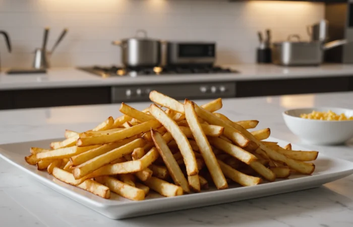 comment cuire des frites dans une friteuse sans huile